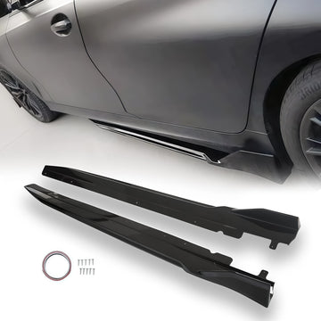 Side Skirts For BMW G20 G28 3-Series M Sport 2019-2024 3D Racing Style Side Bottom Panels Gloss Black